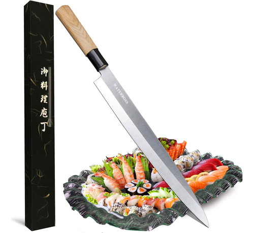 Liuzhangyu Waterboss, Cuchillo De Chef Japones Para Sushi, C