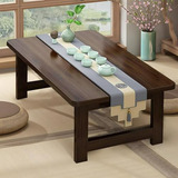 Mesa De Café Japonesa Plegable De Madera Maciza Para Sentars