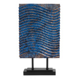 Ceceque - Estatuas De Vela Modernas Azules, Objetos Decorati