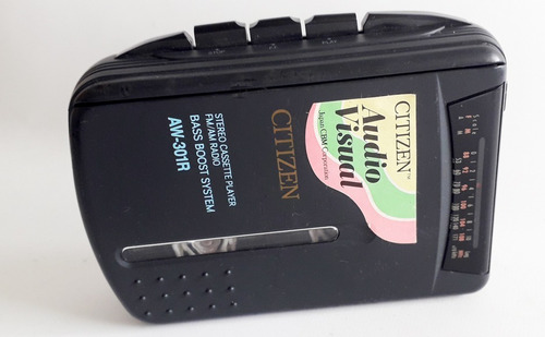 Walkman Citizen Aw-301r - Sólo Anda La Radio - Caja Balcón