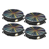 4 Pandero Remo 8 Pulgadas 1 Hilera Radiant Ta-4108-48