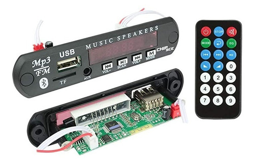 Placa Decodificadora Usb P/ Caixa Ativa Mp3 Fm Aux Bluetooth