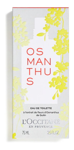 Eau De Toilette Osmanthus L'occitane 75ml