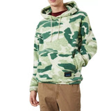 Buzo Hombre Bensimon Hoodie Polar Camuflado Verde Pre