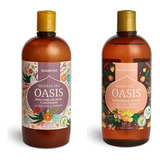 Shampoo + Restaurador Acondicionador Cabellos Secos Oasis Dw