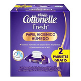 Papel Higiénico Húmedo Kleenex Cottonelle Fresh 42p 8 Pack