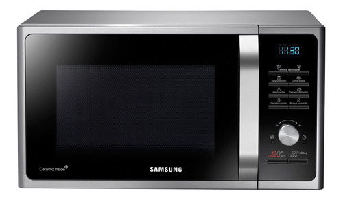 Microondas Samsung Con Grill 28 Lts Mg28f3k3 Silver 