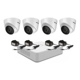 Kit Ip Cctv Hikvision Nvr 8 Canales + 4 Cam Mini Domo 2mpx