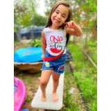 Conjunto Infantil Menina Blogueira Melancia