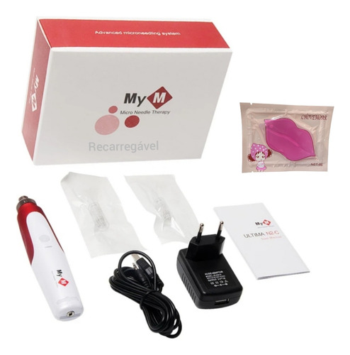 Dermapen  Mym Bateria Microagulhamento 10 Agulhas 10 Boca 