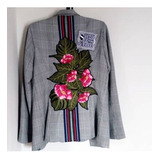 Blazer Estilizado Siouxsie Flower