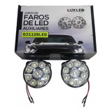 Faros Auxiliares Led Universal De 9 Led Redondos Juego 2 Uni