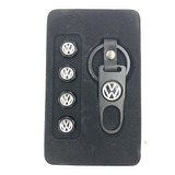 Llavero Y Tapones De Valvulas Negro Emblema Vw