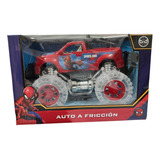 Camioneta 4x4 A Friccion Con Luz Spiderman 20cm 53966