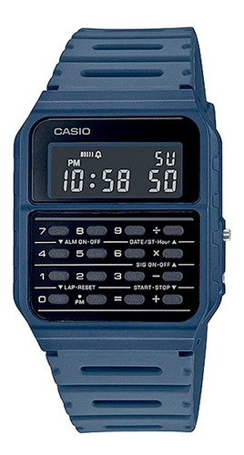 Reloj Casio Ca-53wf-3b Calculadora Original Garantia 12 Mese