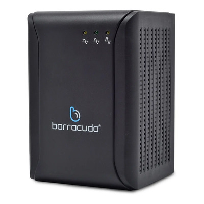 Regulador De Voltaje Barracuda Avr-1301 8 Contactos 700w Color Negro | Envío gratis