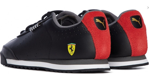 Tenis Puma Roma Sf Ferrari Negro 2022 Jnr O Dama X