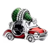 Pandora Charm Navideño Coche Y Arbol Pino  Plata S925