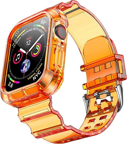 Malla Bumper Funda Silicona Transparente Para Apple Watch 