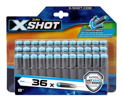 Repuesto  Dardos X-shot X36 Compatible Nerf Pce 3618 Bigshop