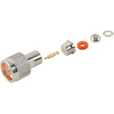 Conector N Macho De Rosca Para Rg-58 U, Rg-142 U, Plata Oro