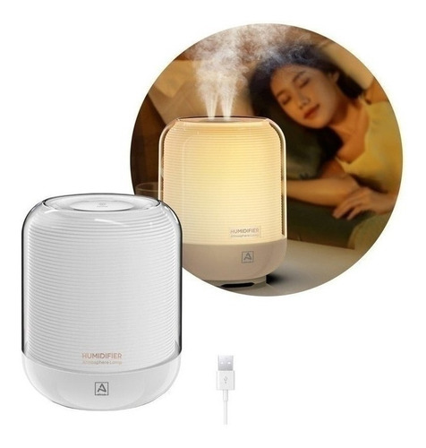 Humidificador Aromatizador Ambientes Luz 3 Litros Alitrade