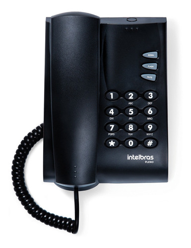 Telefone Pleno Intelbras Com Fio (preto)