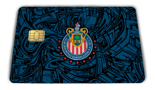 Sticker Para Tarjeta Modelo Futbol (4001507tcb) Chivas