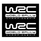 Calcos Parabrisas Luneta Autos Rally Wrc Fia World Rally X2