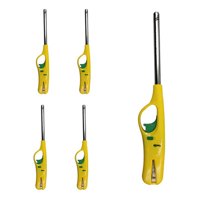 Encendedor Gas Multiusos Electrico Recargable Amarillo 5pz | MercadoLibre