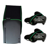 Kit 1 Funda Consola Vert. Xbox Serie X + 2 Fundas Joystick