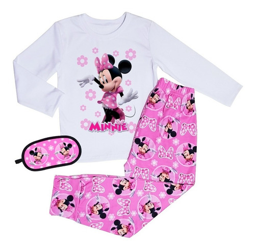 Pijama Moda Para Nenas Varios Diseños Manga Larga C/antifaz 