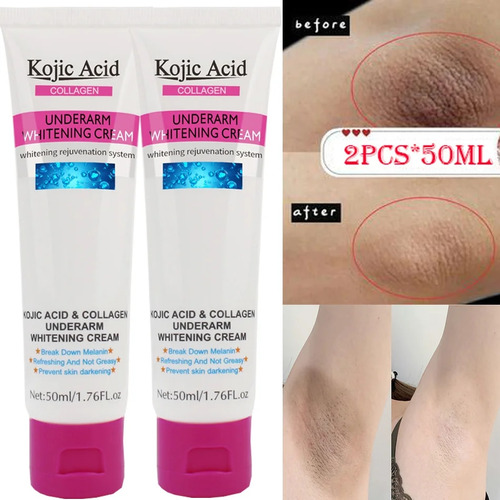 Crema Blanqueadora De Axilas Para Mujer Con Ácido Kójico, 2