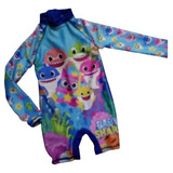 Traje De Baño Buzo Baby Shark Talla 2-12