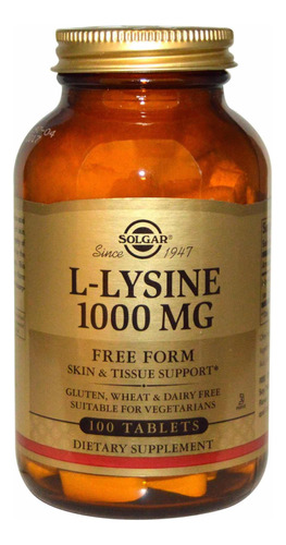 Silgar L-lisyne Lisina 1000 Mg