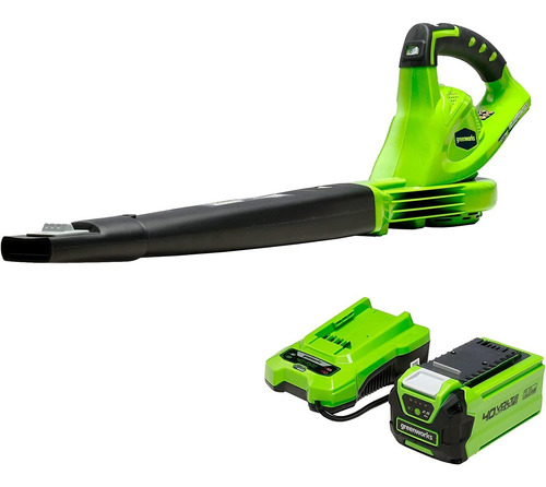 Soplador De Hojas Inalámbrico Greenworks De 40 V (150 Mph/13