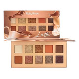 Sombra De Ojos Ruby Rose Latte Sombras Color Marrón