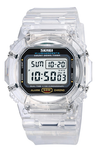 Reloj Hombre Mujer Skmei 1999 - Caja Ø44mm - Impacto