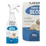 Banho A Seco Pet Clean Spray 500 Ml Cachorro E Gato