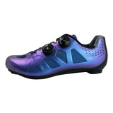 Zapatillas Ciclismo Gw Bicicleta De Ruta Doble Boa Dark Blue