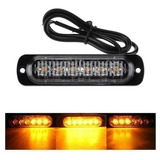 X2 Barra De Luz 6led Destellante 12v 24v Estroboscópica