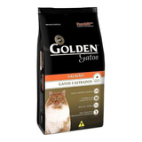 Golden Premium Alimento Especial Castrados Para Gato Adulto Sabor Salmão Em Sacola De 10.1kg