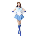 Ourcosplay Disfraz De Sailor Moon Mercury Mizuno Ami Battle