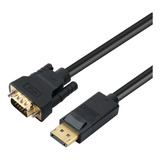 Cable Displayport (dp) A Dvi, Chapado En Oro, 1.8 M