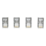 Pack De 4 Conectores Rj45 Macrotel - Cable Utp - Red - Lan