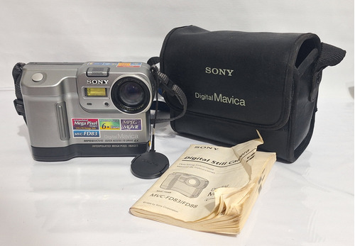 Antiga Camera Digital Mavica Sony Coleçao Decoraçao