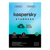 Kaspersky Standard 10 Disp 2 Años Antivirus Descargable