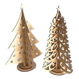 Arbol Navideño - Mdf 3mm - 30x20 Cm.