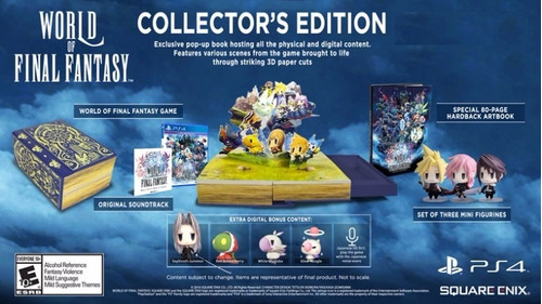 World Of Final Fantasy Collector's Edition Ps4 Fisico Dakmor