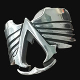 Anillo Assassin Creed Plata 1,6 Cm 9 Gr Abierto Art 801